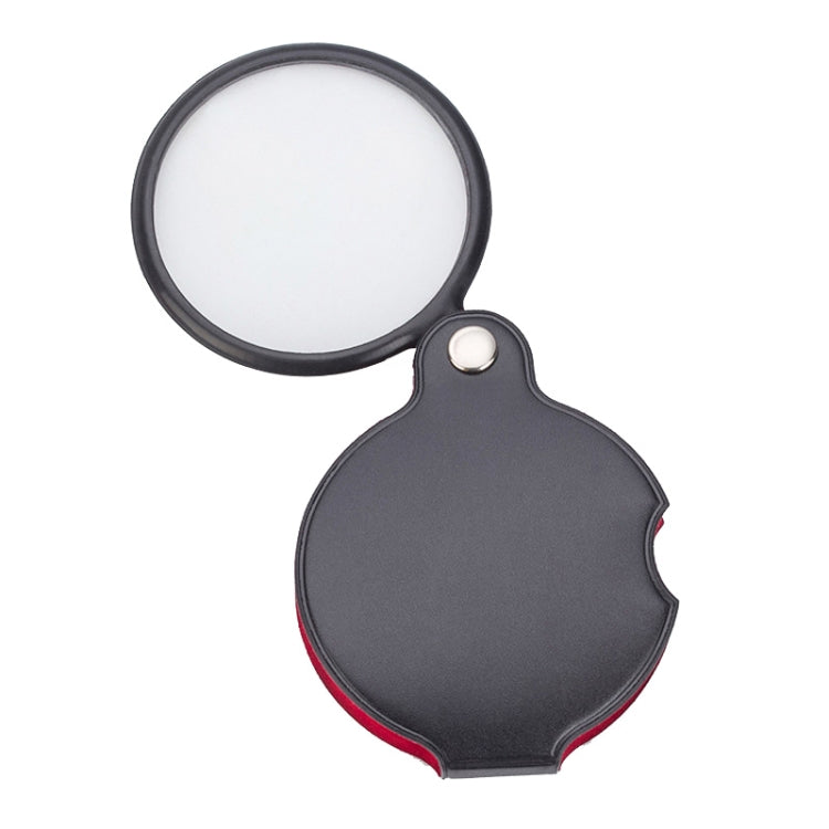 Lente d'ingrandimento pieghevole 8X con custodia in pelle