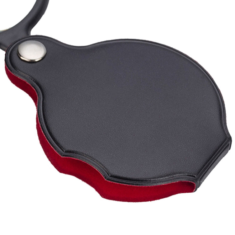 Lente d'ingrandimento pieghevole 8X con custodia in pelle