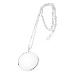 Lente d'ingrandimento con catena in metallo 5X