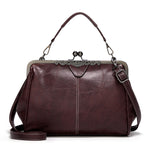 036 Borse con fibbia vintage Borsa a tracolla regolabile in pelle