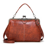 036 Borse con fibbia vintage Borsa a tracolla regolabile in pelle