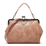 036 Borse con fibbia vintage Borsa a tracolla regolabile in pelle