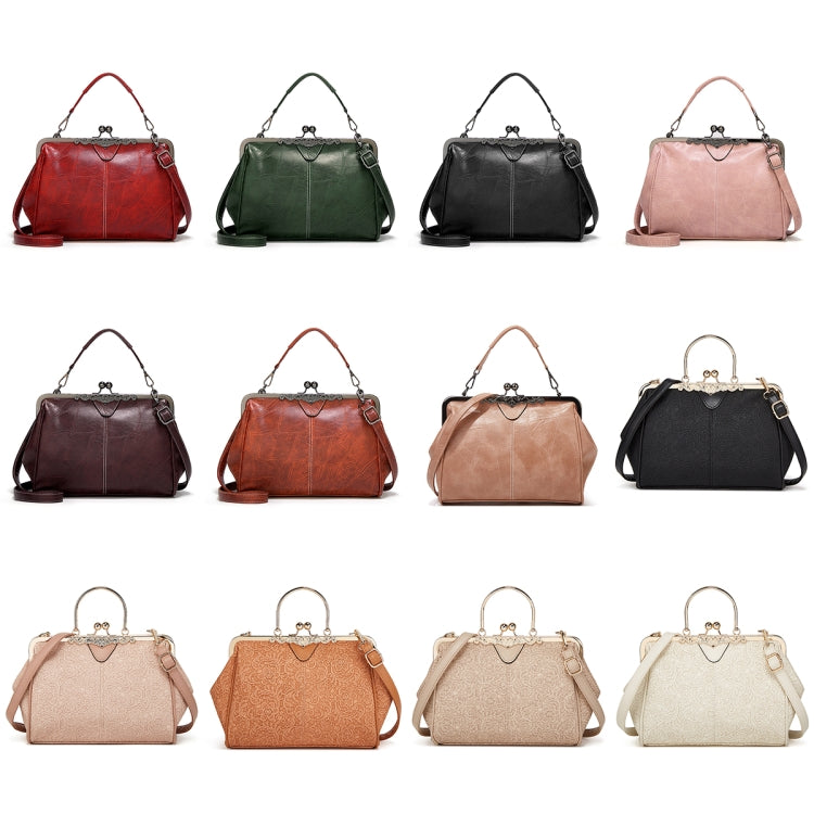 036 Borse con fibbia vintage Borsa a tracolla regolabile in pelle