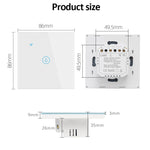 Spina smart europea 20A con controllo vocale WiFi e ZigBee