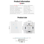 Interruttore smart ZigBee 40A per scaldabagno e luci