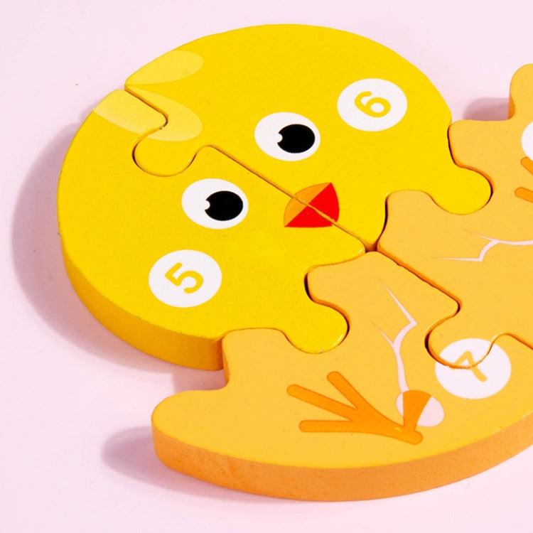 Puzzle in legno 3D processo crescita animali per bambini