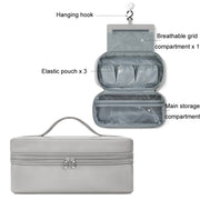Baona BN-DS006 per Dyson Airwrap Borsa multifunzionale in pelle PU, BN-DS006 Grey