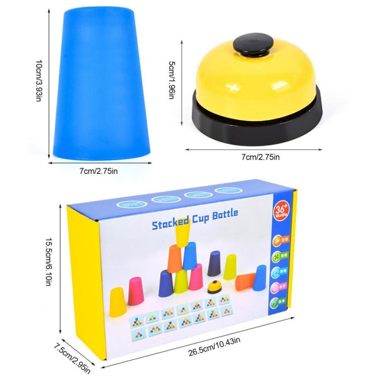 Tazze impilabili Quick Stack Cups con carte da gioco