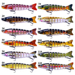 HENGJIA JM064 Esche finte bioniche per pesci pesciolini a più sezioni Esche affondanti per la pesca in mare, JM064 (1), JM064 (2), JM064 (3), JM064 (4), JM064 (5), JM064 (6), JM064 (7), JM064 (8), JM064 (9), JM064 (10), JM064 (11), JM064 (12)