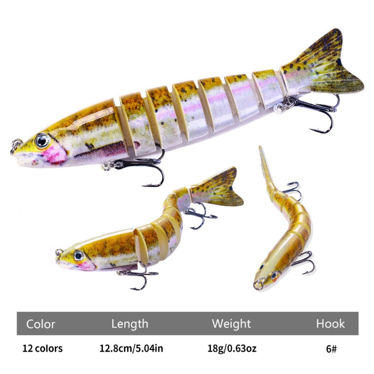 HENGJIA JM064 Esche finte bioniche per pesci pesciolini a più sezioni Esche affondanti per la pesca in mare, JM064 (1), JM064 (2), JM064 (3), JM064 (4), JM064 (5), JM064 (6), JM064 (7), JM064 (8), JM064 (9), JM064 (10), JM064 (11), JM064 (12)