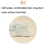 K819 Primavera Scarpe sportive resistenti all'usura Scarpe casual traspiranti antiscivolo, 35, 36, 37, 38, 39, 40
