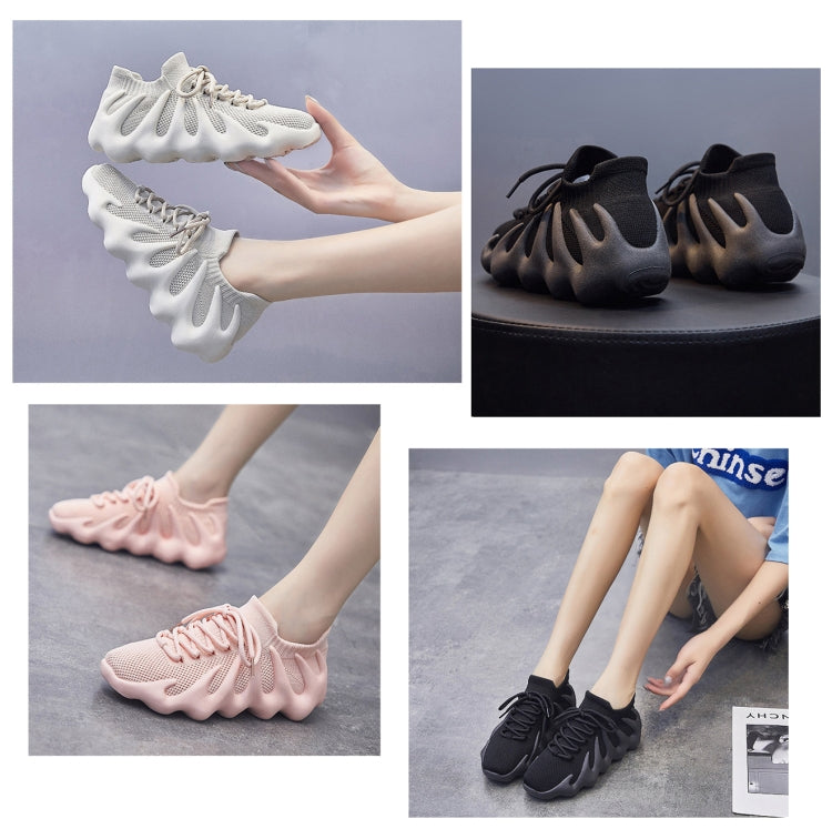 450 Calzini estivi traspiranti Scarpe casual comode in tessuto a mosca, 35, 36, 37, 38, 39, 40