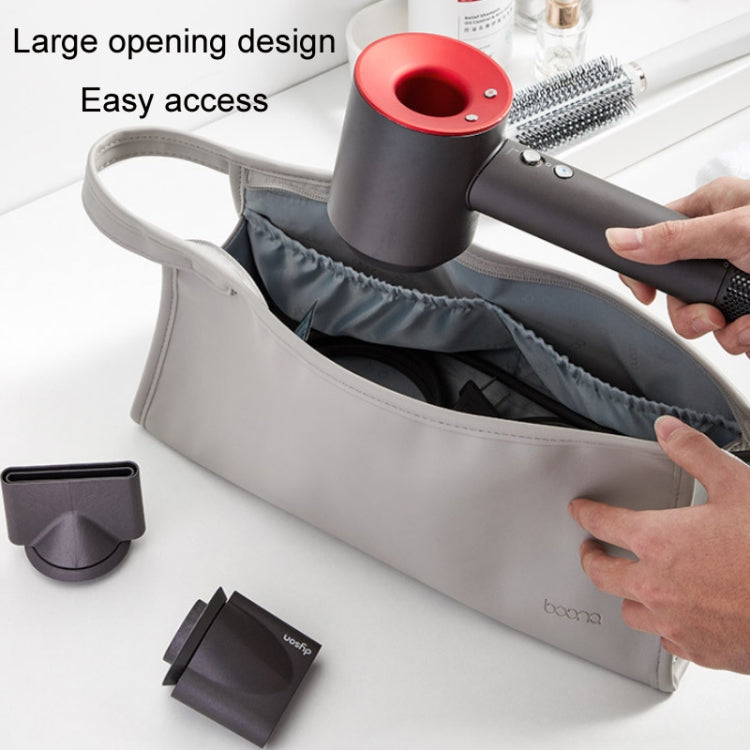 Organizer in pelle per accessori asciugacapelli Dyson