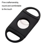 5 mini forbici per sigari a doppio bordo in acciaio inossidabile nero, frantoi per sigari, Cigar Crushers