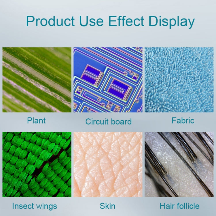 Microscopio digitale portatile a luce LED con connessione WIFI wireless 50X-1000X, W05, W05-B, W05-Z11054