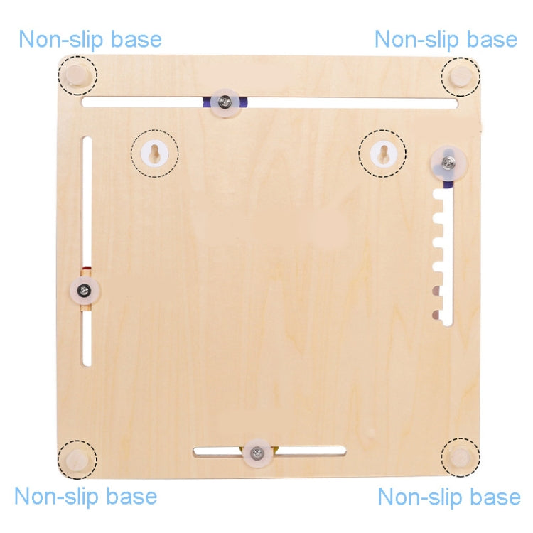 Calendario didattico 7 in 1 in legno per bambini