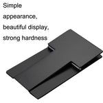 Portasigarette pieghevole portatile in acciaio inossidabile da 2 pezzi, Cigarette Holder Black