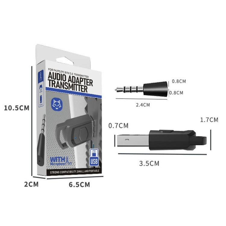 Adattatore Bluetooth 5.0 per PS4, PS5 e PC