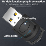 Adattatore Bluetooth 5.0 per PS4/PS5/PC