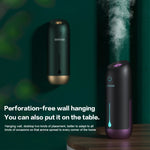 Diffusore di purificazione dell'aria spray automatico temporizzato, macchina singola, senza olio essenziale, 2.0 Forest Green, 2.0 Rose Pink, 2.0 Space Gray, 2.0 Purple