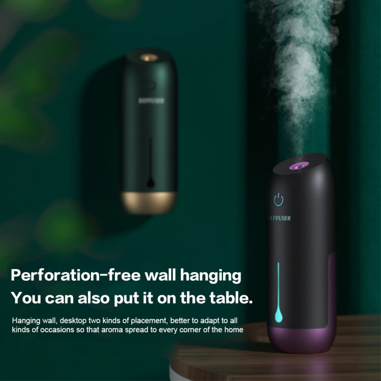 Diffusore di purificazione dell'aria spray automatico temporizzato, macchina singola, senza olio essenziale, 2.0 Forest Green, 2.0 Rose Pink, 2.0 Space Gray, 2.0 Purple