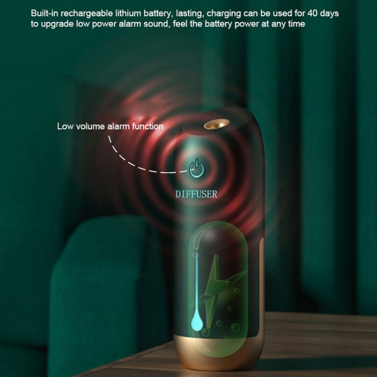 Diffusore di purificazione dell'aria spray automatico temporizzato, macchina singola, senza olio essenziale, 2.0 Forest Green, 2.0 Rose Pink, 2.0 Space Gray, 2.0 Purple