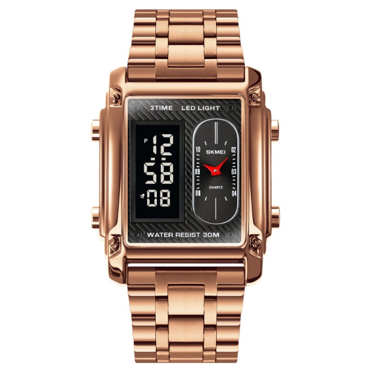 SKMEI 1868 Orologio da uomo impermeabile doppio display
