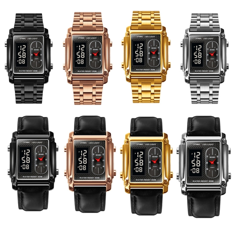 SKMEI 1868 Orologio da uomo impermeabile doppio display