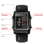 SKMEI 1868 Orologio da uomo impermeabile doppio display