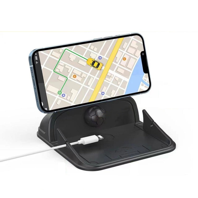 Staffa in silicone per la navigazione del telefono cellulare del cruscotto del veicolo, Silicone Bracket