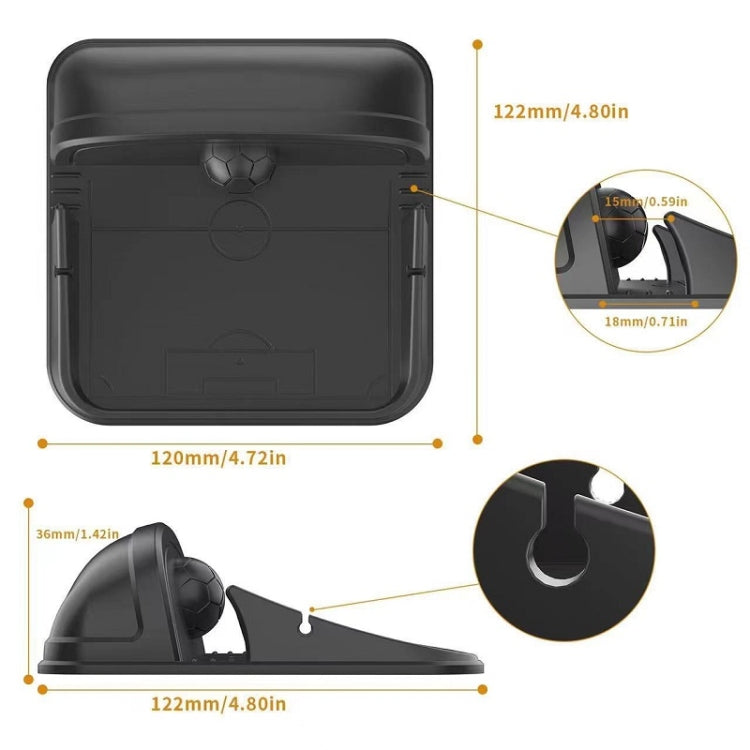 Staffa in silicone per la navigazione del telefono cellulare del cruscotto del veicolo, Silicone Bracket