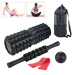 Crescent Hollow Foam Roller Set di colonne per yoga Set di massaggiatori per il rilassamento muscolare fitness, 3pcs/set, 4pcs/set