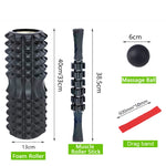 Crescent Hollow Foam Roller Set di colonne per yoga Set di massaggiatori per il rilassamento muscolare fitness, 3pcs/set, 4pcs/set