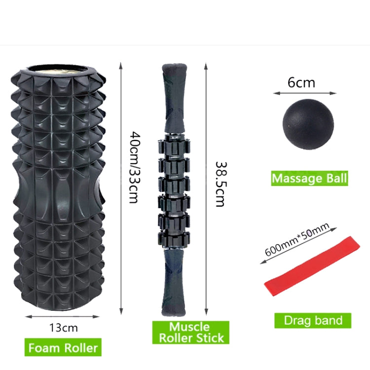 Crescent Hollow Foam Roller Set di colonne per yoga Set di massaggiatori per il rilassamento muscolare fitness, 5pcs/set, 6pcs/set
