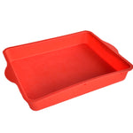Stampo torta quadrato in silicone antiaderente 30x24 cm