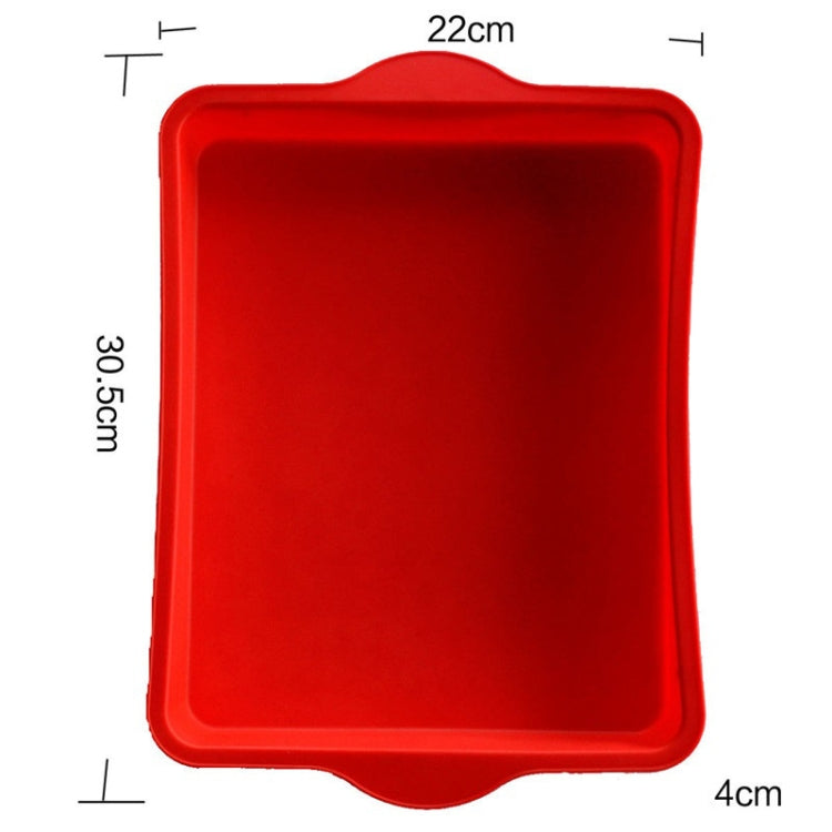 Stampo per torta quadrato antiaderente in silicone Teglia rettangolare da 9 pollici, 9 inch