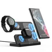 Caricabatterie wireless 3 in 1 EDCS889 Black