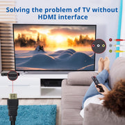 Cavo HDMI a AV/3RCA 1,5 metri con spina placcata oro