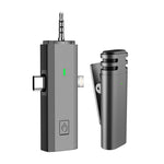 Microfono Lavalier Wireless 3 in 1 per smartphone e fotocamere