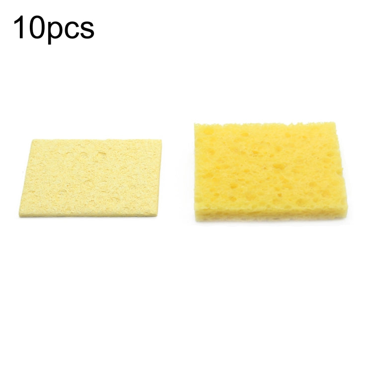 50 spugne di pasta di legno di cotone resistente alle alte temperature per la pulizia del saldatore, specifiche tecniche:, Thin Square 6x6cm, Thin Rectangular 3.5x5cm, Thin Round 5.1cm, Thickened Square 6x6cm, Thickened Rectangular 3.5x5cm             ...
