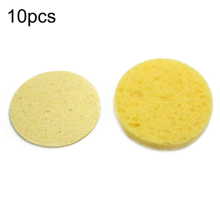 50 spugne di pasta di legno di cotone resistente alle alte temperature per la pulizia del saldatore, specifiche tecniche:, Thin Square 6x6cm, Thin Rectangular 3.5x5cm, Thin Round 5.1cm, Thickened Square 6x6cm, Thickened Rectangular 3.5x5cm             ...