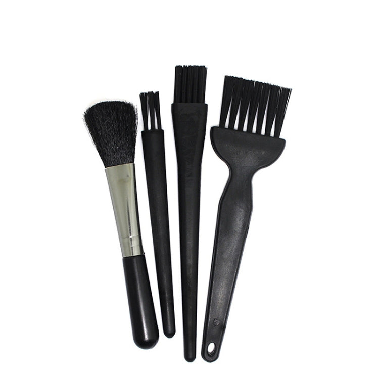 Schermo della tastiera del computer Obiettivo della fotocamera Attrezzatura digitale Spazzola per la pulizia, 4pcs/set (3 Hard Hair+1 Soft Hair), 4pcs/set (4 Hard Hair)