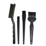 Schermo della tastiera del computer Obiettivo della fotocamera Attrezzatura digitale Spazzola per la pulizia, 4pcs/set (3 Hard Hair+1 Soft Hair), 4pcs/set (4 Hard Hair)