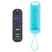 Per TCL Roku RC280/RC282 Custodia in silicone per telecomando ovale da 2 pezzi