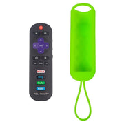 Per TCL Roku RC280/RC282 Custodia in silicone per telecomando ovale da 2 pezzi