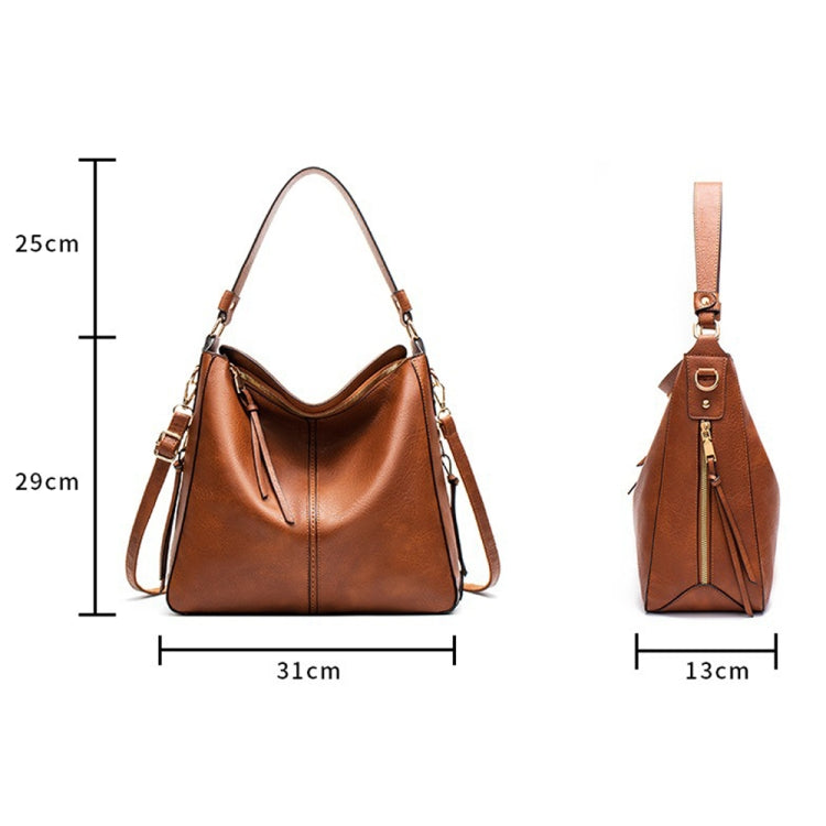 7871 Borsa tote in pelle regolabile di grande capacità Borsa a tracolla multiscomparto, Red, Blue, Black, Coffee, Grey, Pink, Brown, Purple Red, 2-In-1 Brown, 2-In-1 Black, 2-In-1 Purple Red, 2-In-1 Blue, 2-In-1 Gray, 2-In-1 Red, 2-In-1 Pink