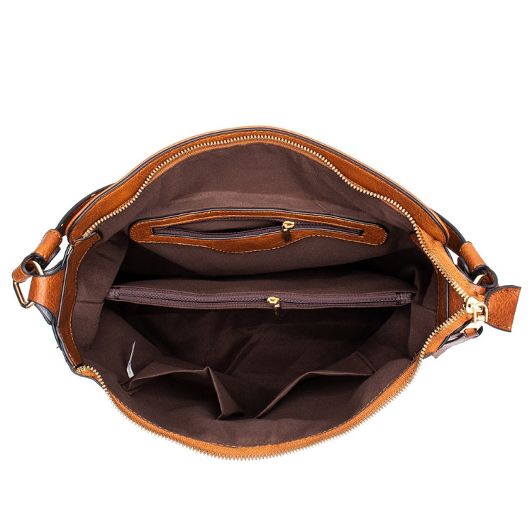 7871 Borsa tote in pelle regolabile di grande capacità Borsa a tracolla multiscomparto, Red, Blue, Black, Coffee, Grey, Pink, Brown, Purple Red, 2-In-1 Brown, 2-In-1 Black, 2-In-1 Purple Red, 2-In-1 Blue, 2-In-1 Gray, 2-In-1 Red, 2-In-1 Pink