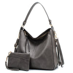 7871 Borsa tote in pelle regolabile di grande capacità Borsa a tracolla multiscomparto, Red, Blue, Black, Coffee, Grey, Pink, Brown, Purple Red, 2-In-1 Brown, 2-In-1 Black, 2-In-1 Purple Red, 2-In-1 Blue, 2-In-1 Gray, 2-In-1 Red, 2-In-1 Pink