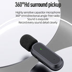 Microfono lavalier wireless con riduzione rumore