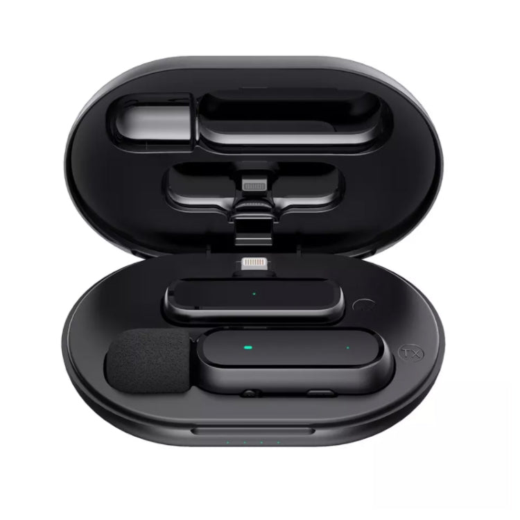 Microfono lavalier wireless con riduzione rumore